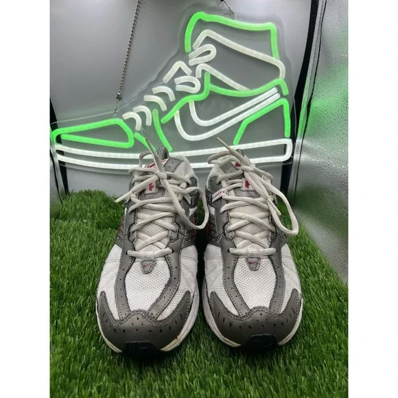 Nike Dart IV Running Shoes White Gray Red Womens Size 9.5 313801-162 - Picture 5 of 9